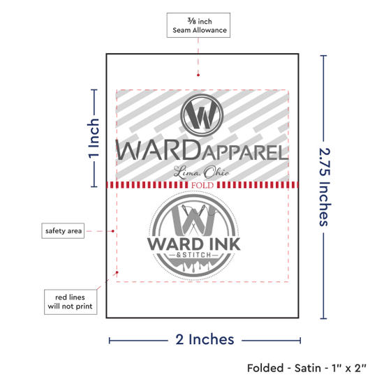PPLR_HIDDEN_PRODUCT Print your Logo or Image on Satin Tags (2" wide - Satin)