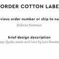 PPLR_HIDDEN_PRODUCT Reorder Previous Label Design - COTTON