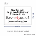 PPLR_HIDDEN_PRODUCT Double Heart Quote (2"x3" Cotton - 12 labels/set)