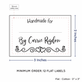 PPLR_HIDDEN_PRODUCT Double heart border with Fill in Blanks (2"x3" Cotton - 12 labels/set)