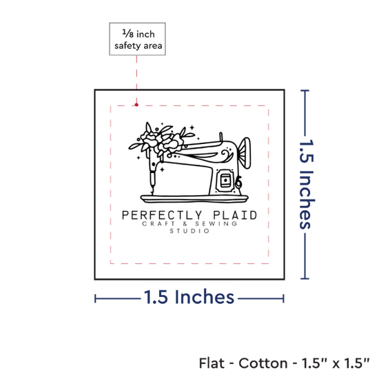 PPLR_HIDDEN_PRODUCT Print your Logo or Image on FLAT Cotton Tags