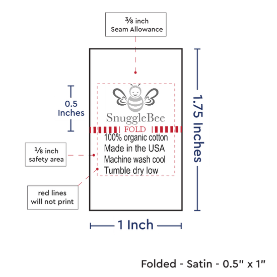 PPLR_HIDDEN_PRODUCT Print Your Logo/Image on Satin Tags (1" wide - Satin)