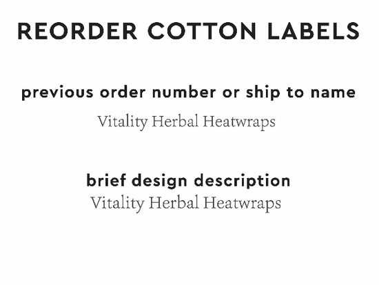 PPLR_HIDDEN_PRODUCT Reorder Previous Label Design - COTTON