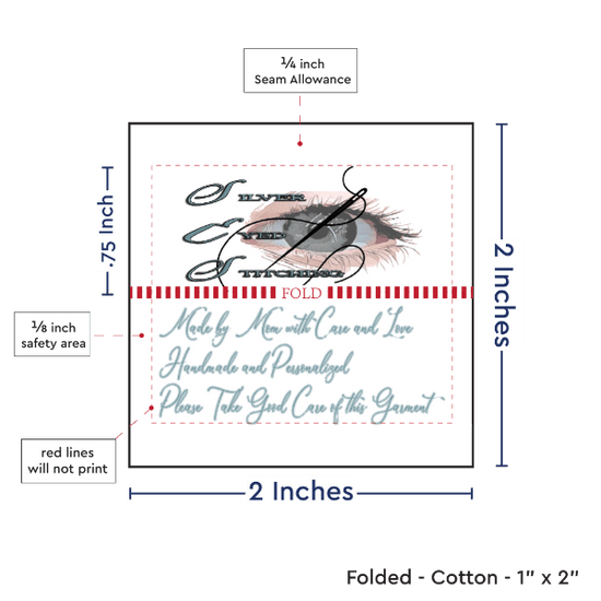 PPLR_HIDDEN_PRODUCT Print Your Logo or Image on FOLDED Cotton Tags