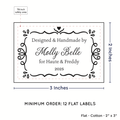 PPLR_HIDDEN_PRODUCT Swirl Accent Border (2"x3" Cotton - 12 labels/set)