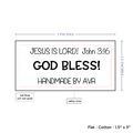 PPLR_HIDDEN_PRODUCT Text Only Medium Large Label (1.5"x3"-Cotton)