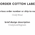 PPLR_HIDDEN_PRODUCT Reorder Previous Label Design - COTTON