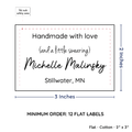 PPLR_HIDDEN_PRODUCT Large Text Only Label (2"x3"-Cotton)