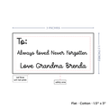 PPLR_HIDDEN_PRODUCT Text Only Medium Large Label (1.5"x3"-Cotton)