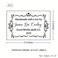 PPLR_HIDDEN_PRODUCT Swirl Accent Border (2"x3" Cotton - 12 labels/set)