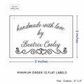 PPLR_HIDDEN_PRODUCT Double Heart Border (2"x3" Cotton - 12 labels/set)