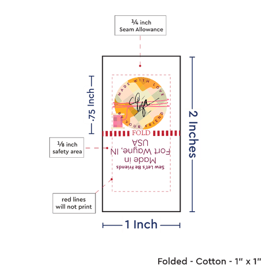 PPLR_HIDDEN_PRODUCT Print Your Logo or Image on FOLDED Cotton Tags