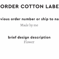 PPLR_HIDDEN_PRODUCT Reorder Previous Label Design - COTTON