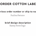 PPLR_HIDDEN_PRODUCT Reorder Previous Label Design - COTTON