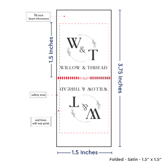 PPLR_HIDDEN_PRODUCT Print your logo/Image on Satin Tags (1.5" wide - Satin)