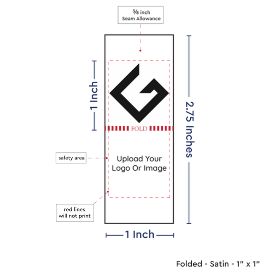 PPLR_HIDDEN_PRODUCT Print Your Logo/Image on Satin Tags (1" wide - Satin)