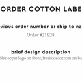 PPLR_HIDDEN_PRODUCT Reorder Previous Label Design - COTTON