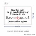 PPLR_HIDDEN_PRODUCT Double Heart Quote (2"x3" Cotton - 12 labels/set)