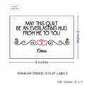 PPLR_HIDDEN_PRODUCT Double Heart Quote (2"x3" Cotton - 12 labels/set)