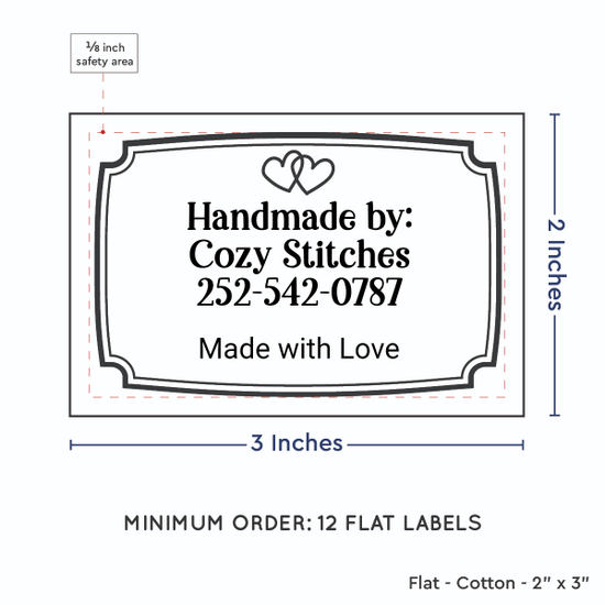 PPLR_HIDDEN_PRODUCT Frame Quote (2"x3" Cotton - 12 labels/set)