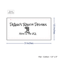 PPLR_HIDDEN_PRODUCT Print your Logo or Image on FLAT Cotton Tags