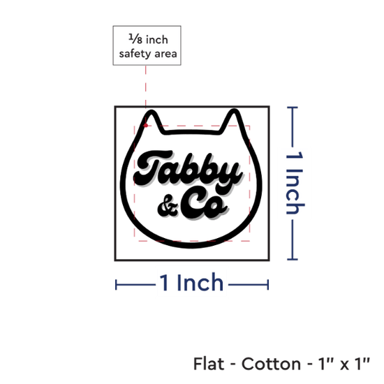 PPLR_HIDDEN_PRODUCT Print your Logo or Image on FLAT Cotton Tags