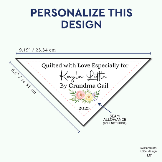 PPLR_HIDDEN_PRODUCT Floral triangle label