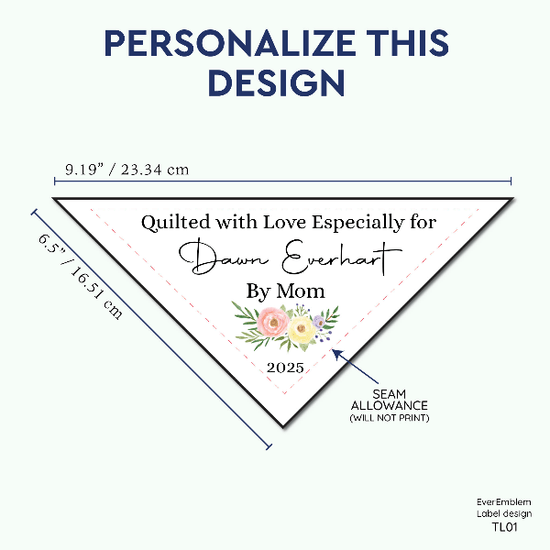PPLR_HIDDEN_PRODUCT Floral triangle label