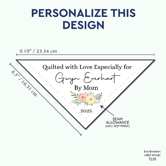 PPLR_HIDDEN_PRODUCT Floral triangle label