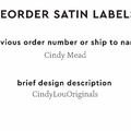 PPLR_HIDDEN_PRODUCT Reorder Previous Label Design - SATIN