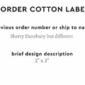 PPLR_HIDDEN_PRODUCT Reorder Previous Label Design - COTTON