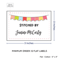 PPLR_HIDDEN_PRODUCT Colorful Banner (2"x3" Cotton - 12 labels/set)