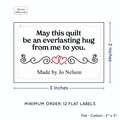 PPLR_HIDDEN_PRODUCT Double Heart Quote (2"x3" Cotton - 12 labels/set)