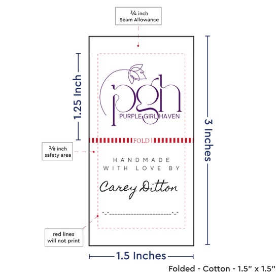 PPLR_HIDDEN_PRODUCT Print Your Logo or Image on FOLDED Cotton Tags