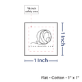PPLR_HIDDEN_PRODUCT Print your Logo or Image on FLAT Cotton Tags