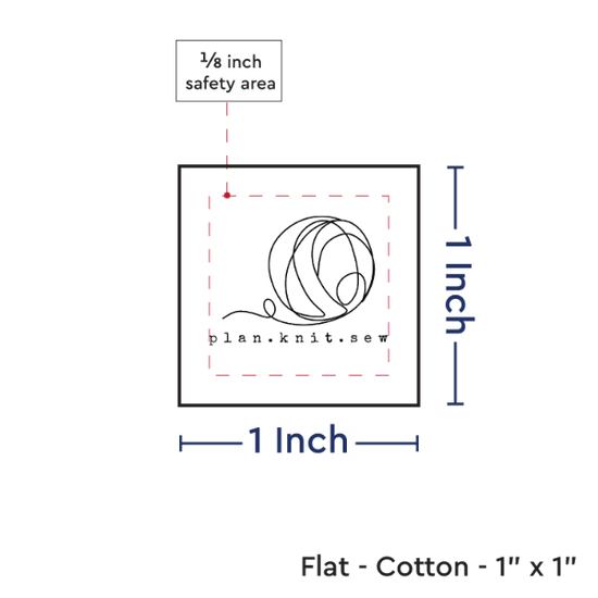 PPLR_HIDDEN_PRODUCT Print your Logo or Image on FLAT Cotton Tags