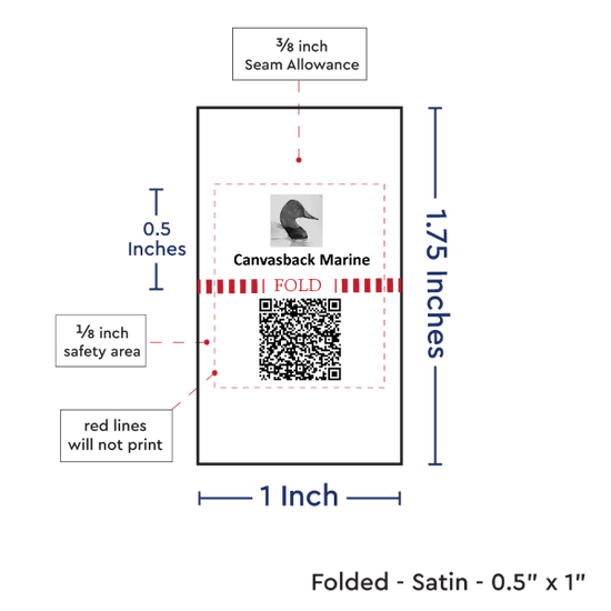 PPLR_HIDDEN_PRODUCT Print Your Logo/Image on Satin Tags (1" wide - Satin)
