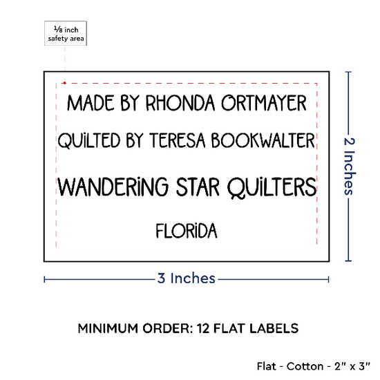 PPLR_HIDDEN_PRODUCT Large Text Only Label (2"x3"-Cotton)