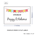 PPLR_HIDDEN_PRODUCT Colorful Banner (2"x3" Cotton - 12 labels/set)