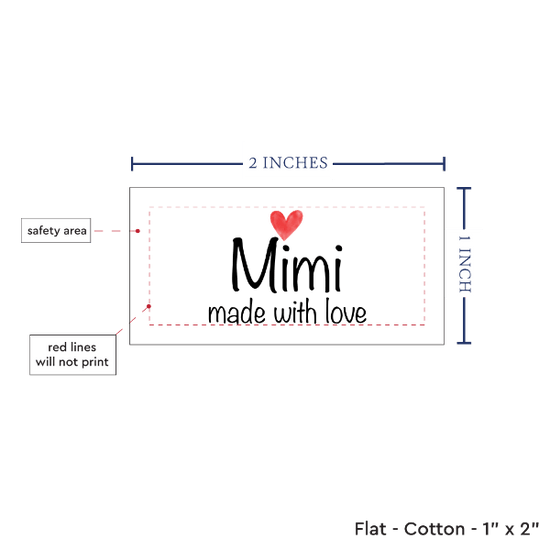 PPLR_HIDDEN_PRODUCT Simple Heart (2"x1"-Cotton)