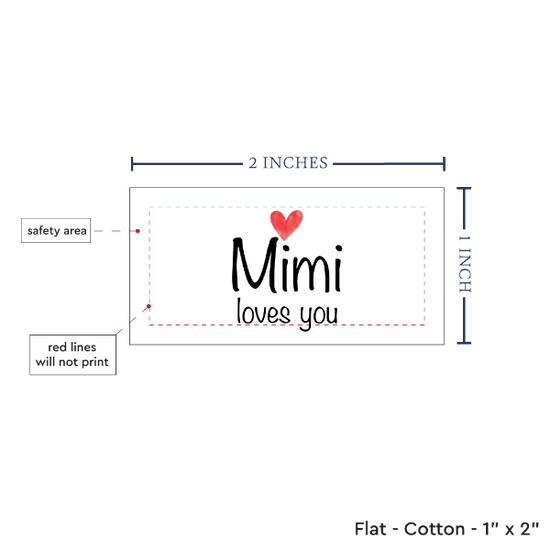 PPLR_HIDDEN_PRODUCT Simple Heart (2"x1"-Cotton)