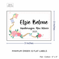 PPLR_HIDDEN_PRODUCT Thread and Flowers (2"x3" Cotton - 12 labels/set)
