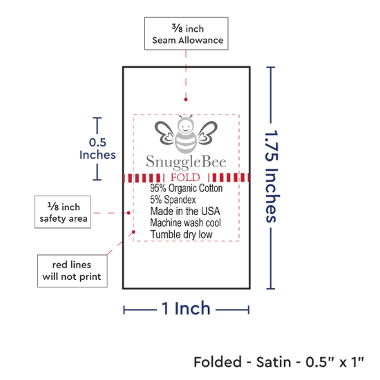 PPLR_HIDDEN_PRODUCT Print Your Logo/Image on Satin Tags (1" wide - Satin)