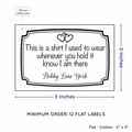 PPLR_HIDDEN_PRODUCT Frame Quote (2"x3" Cotton - 12 labels/set)