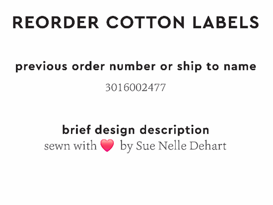 PPLR_HIDDEN_PRODUCT Reorder Previous Label Design - COTTON