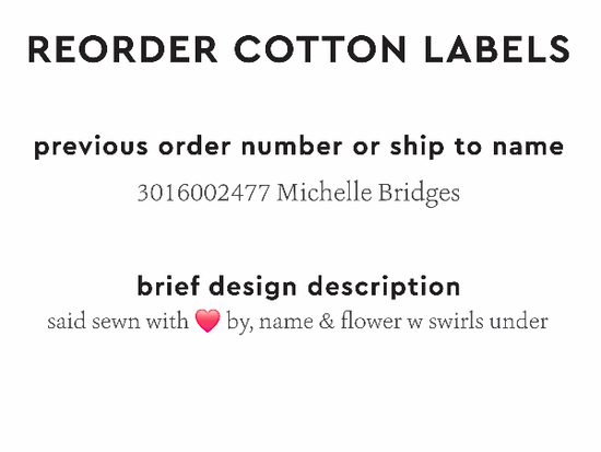 PPLR_HIDDEN_PRODUCT Reorder Previous Label Design - COTTON