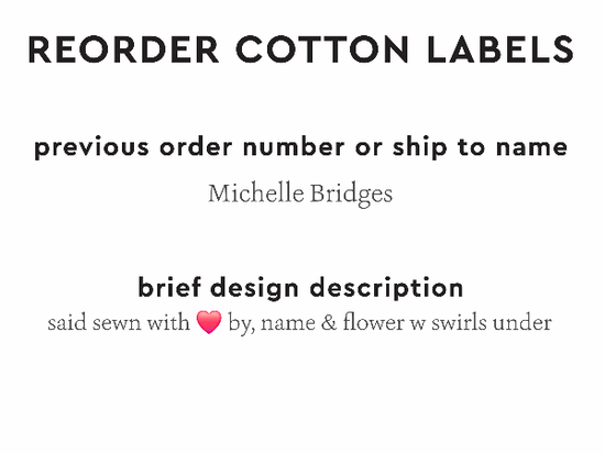 PPLR_HIDDEN_PRODUCT Reorder Previous Label Design - COTTON