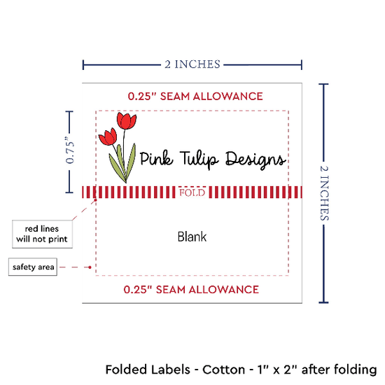 PPLR_HIDDEN_PRODUCT Spring Tulips (2"x1"-Cotton)