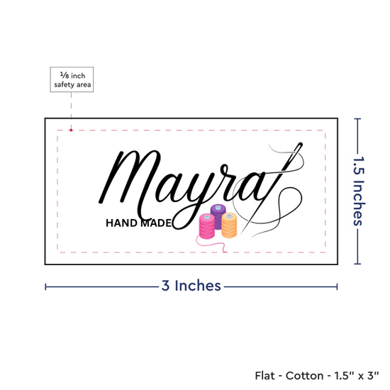 PPLR_HIDDEN_PRODUCT Print your Logo or Image on FLAT Cotton Tags