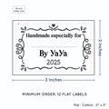 PPLR_HIDDEN_PRODUCT Swirl Accent Border with Fill in Blanks (2"x3" Cotton - 12 labels/set)